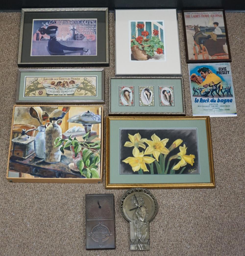 COLLECTION OF ASSORTED FRAMED WORKS 2e4618