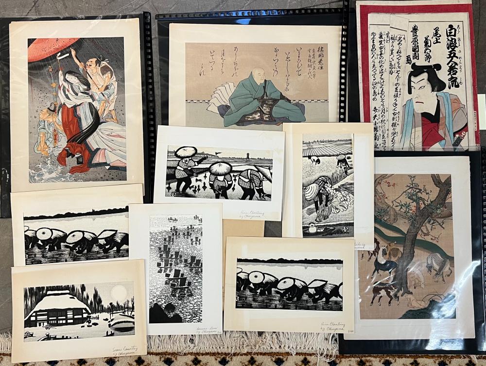 COLLECTION OF UNFRAMED JAPANESE 2e467f