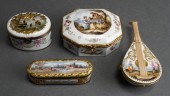FOUR LILLE 1765, MEISSEN-TYPE, AND