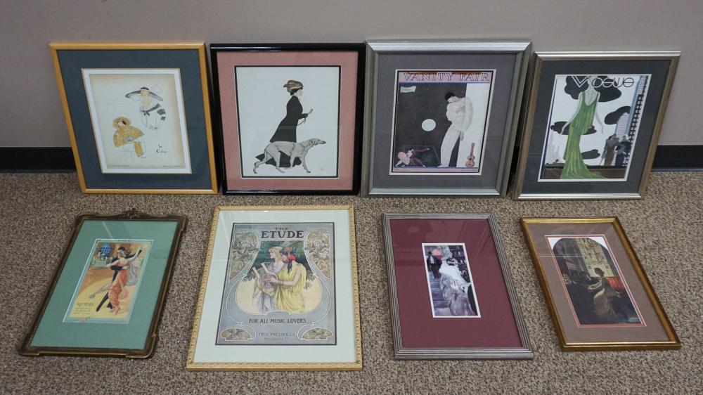 COLLECTION OF ASSORTED FRAMED WORKS 2e4861