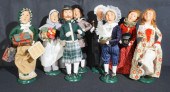 EIGHT BYERS CHOICE FIGURINESEight Byers