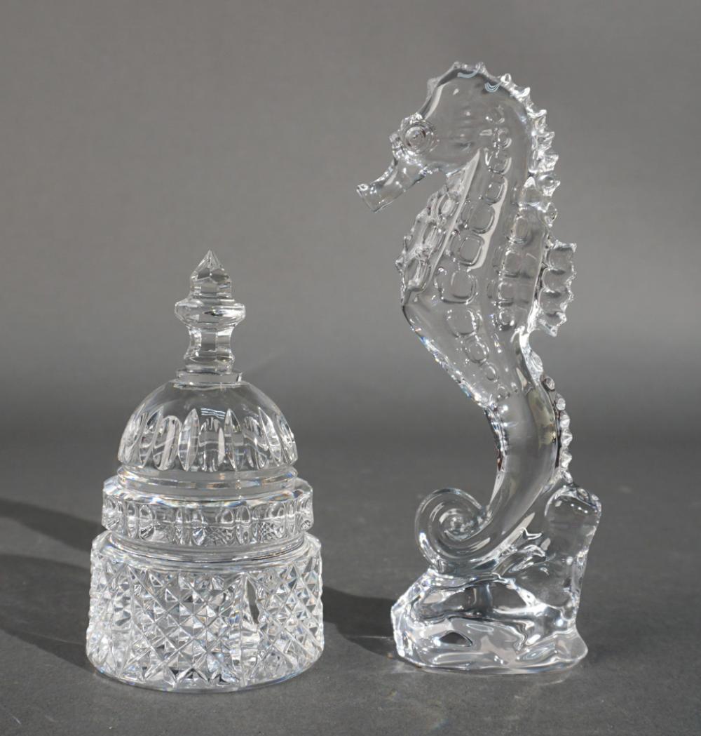 WATERFORD CRYSTAL SEAHORSE AND 2e7626