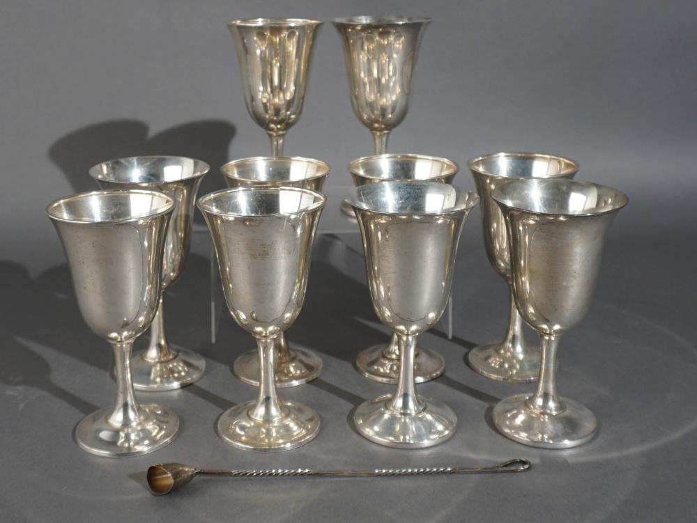 SET OF 10 WALLACE STERLING SILVER