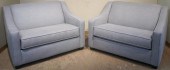 PAIR OF HAVERTY S UPHOLSTERED TWIN 2e8120
