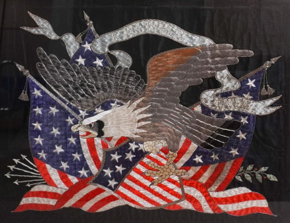 JAPANESE AMERICAN EAGLE WITH FLAGS 2e81b6