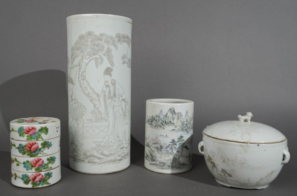 CHINESE PORCELAIN CYLINDRICAL STAND  2e85d8