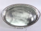 Dutch sterling silver tray date 4a737