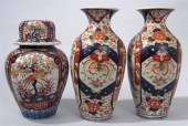 Pair of Japanese imari vases and 4a3cd