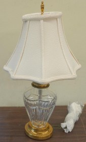 WATERFORD CRYSTAL TABLE LAMP H  2e6cd7
