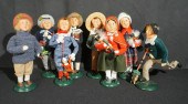 EIGHT BYERS CHOICE CHILD FIGURINESEight