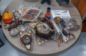 LARGE GROUP OF ETHNOGRAPHIC ITEMS Including