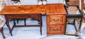 THREE PIECES OF ASSORTED FURNITURE Including
