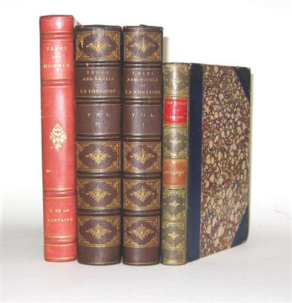4 vols.  Leather Bindings - Continental Literature
