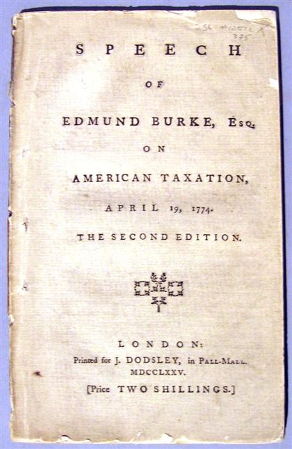 2 vols. (wrappers or disbound)  Edmund Burke: