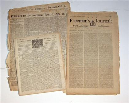 Lot American 19th Century Newspapers  4aa75