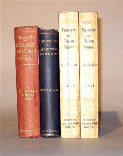 4 vols.  Theosophy: Wyld, George.