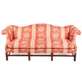 SOUTHWOOD CHIPPENDALE STYLE UPHOLSTERED