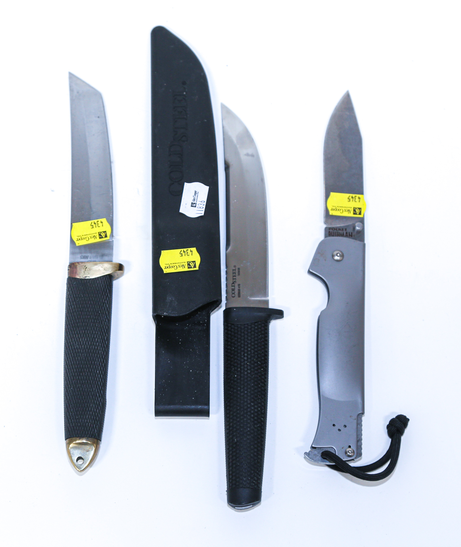 THREE COLD STEEL FIXED BLADE KNIVES 2e8c80