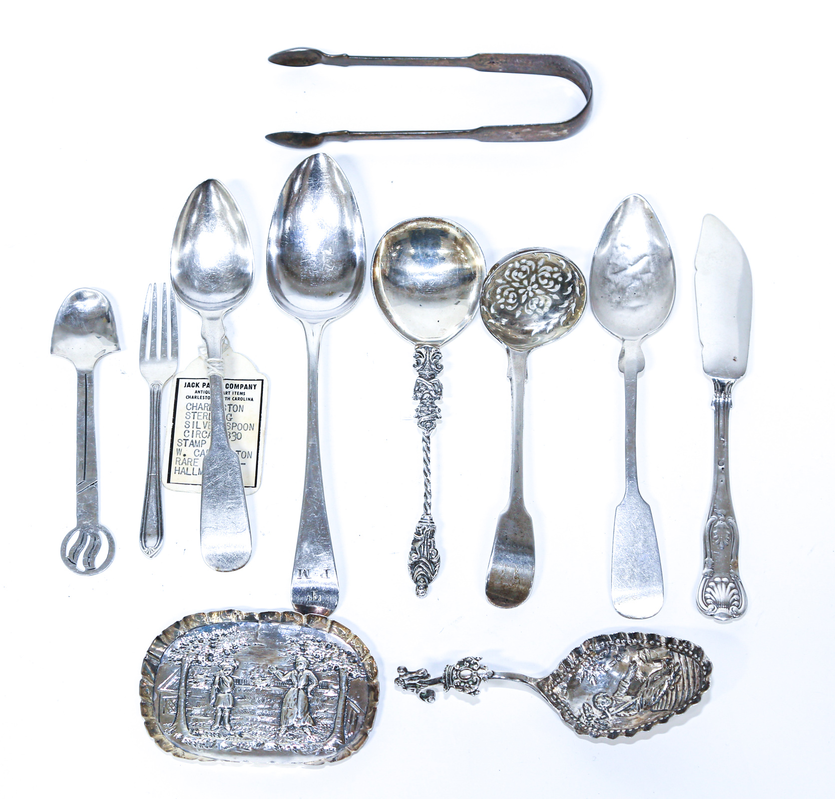ASSORTMENT OF MOSTLY ENGLISH STERLING 2e8ce9
