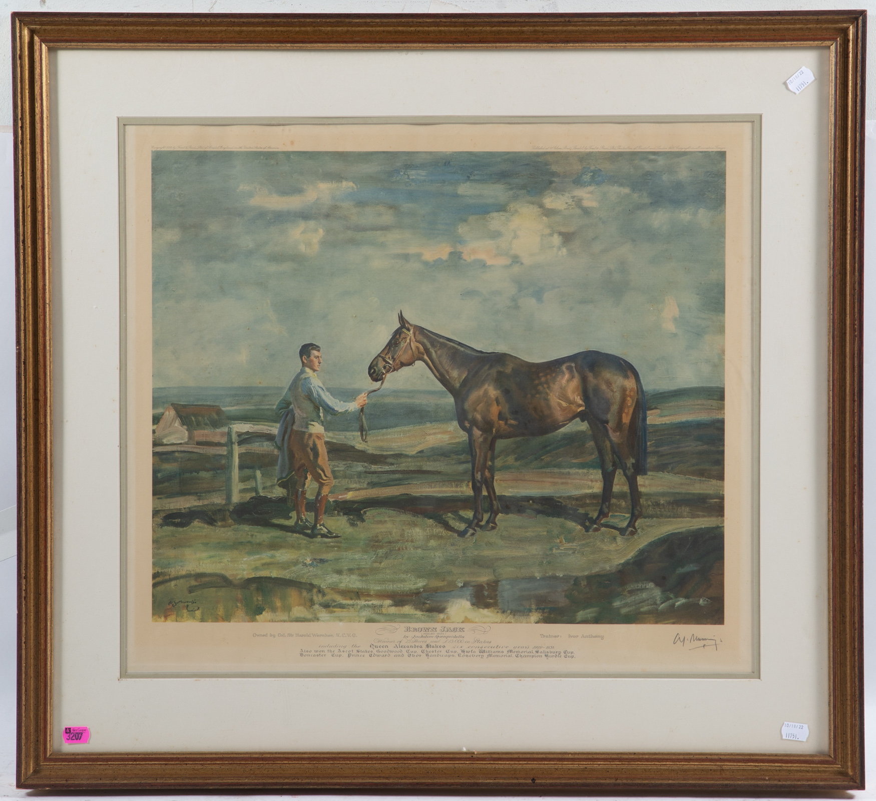 ALFRED JAMES MUNNINGS BROWN JACK  2e8e2a