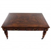 MAHOGANY CLASSICAL STYLE COFFEE TABLE