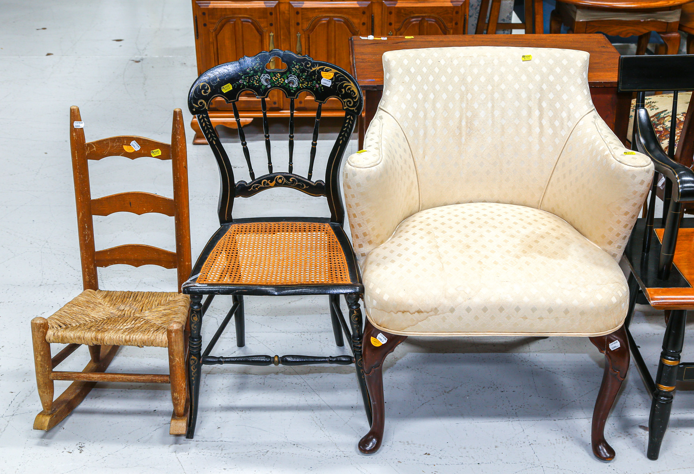 THREE UNUSUAL CHAIRS Including 2e92d2