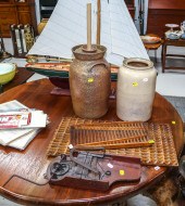 ASSORTED SEWING ITEMS & OTHER COLLECTIBLES