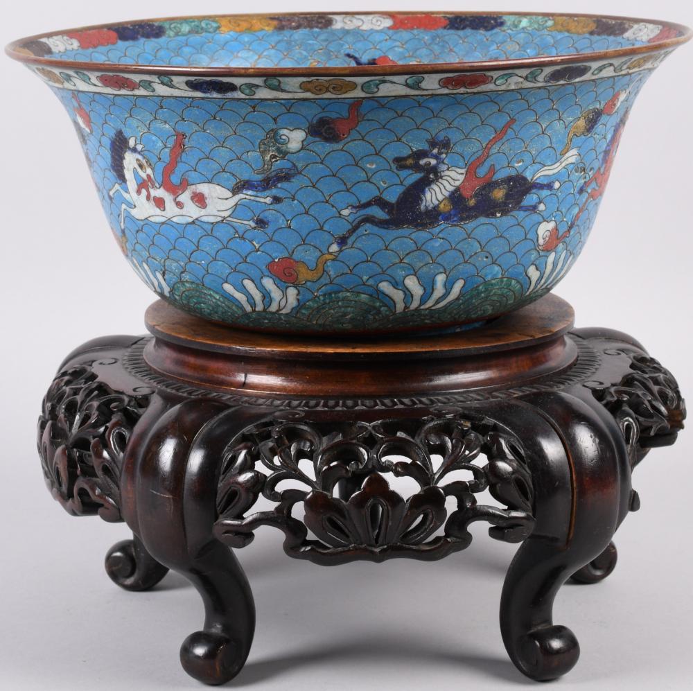 CHINESE CLOISONNE BOWL IN THE MING 2ec12a