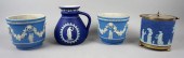 GROUP OF WEDGWOOD BLUE AND   2ec204