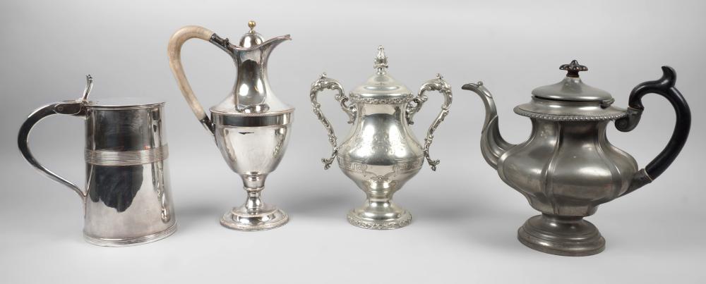 GROUP OF VARIOUS 19TH CENTURY SILVERPLATED 2ec276
