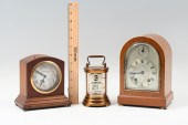 3 MANTLE CLOCKS TO INCLUDE JE CALDWELL: