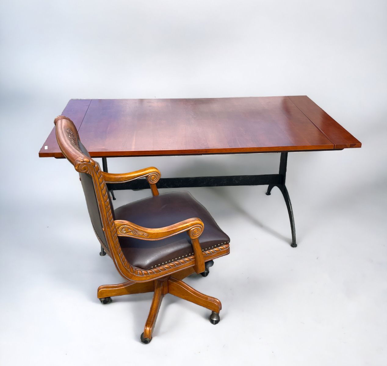DESK LEATHER OFFICE CHAIR A 2ed1c3