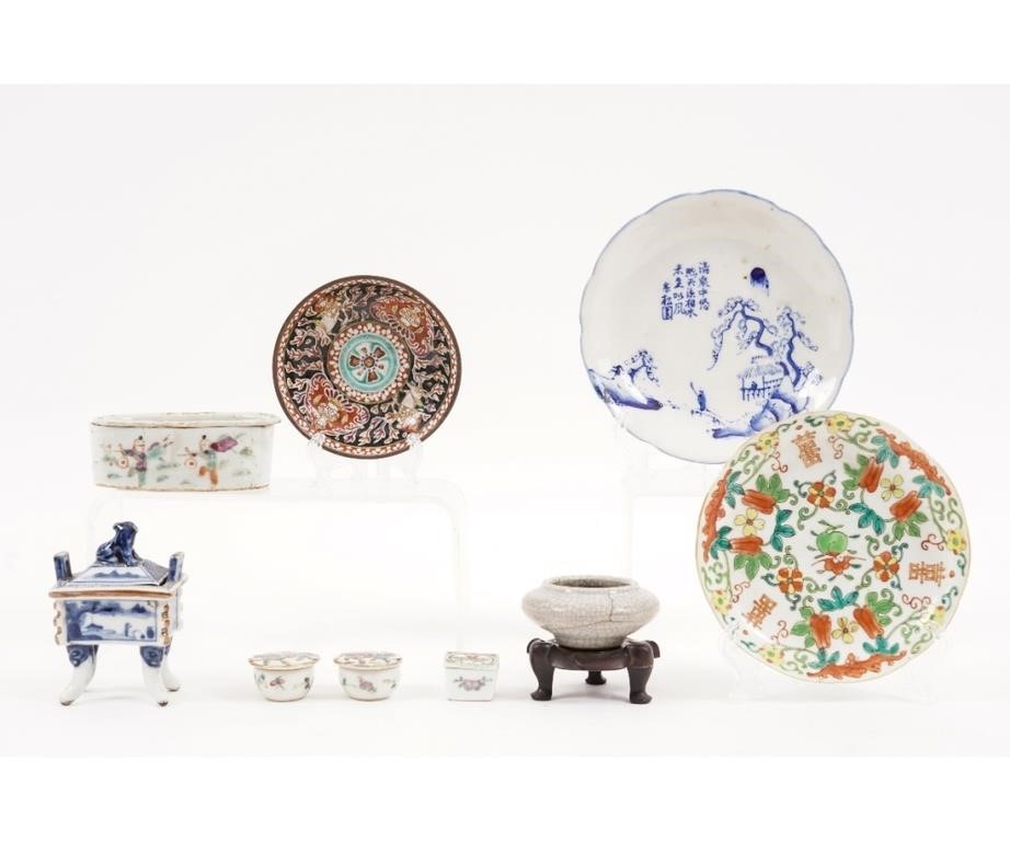 Asian porcelain tableware to include 2eb7fc