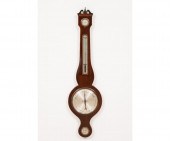 English mahogany inlaid banjo barometer 2eb82a