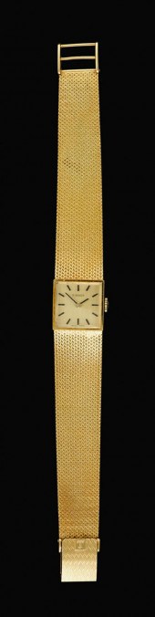 18 karat yellow gold wristwatch  4ac0d