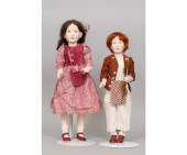 Two Regina Sandreuter artist dolls Bernenice