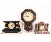 Three clocks to include a marble 2eb99c