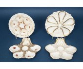 Four French Limoges oyster plates 2eba0d