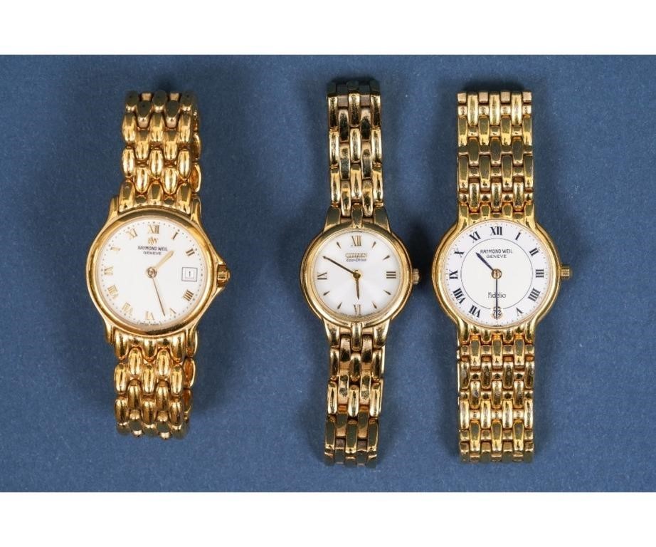 Two Raymond Weil ladies gold filled 2ebb7c