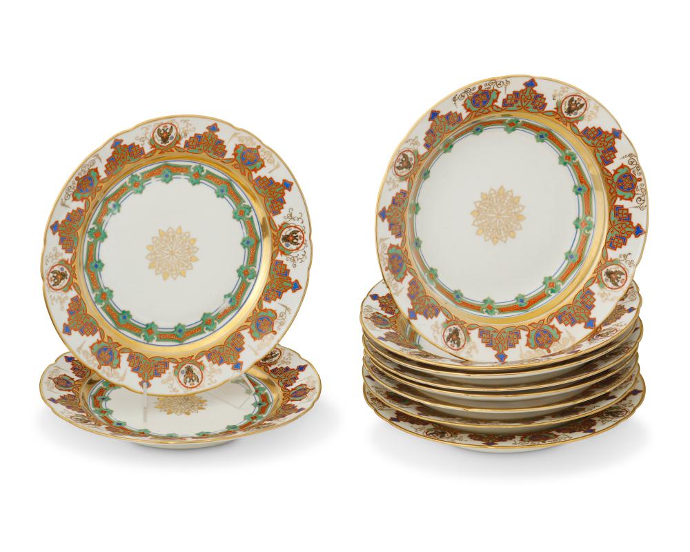A SET OF RUSSIAN IMPERIAL PORCELAIN 2ee97d