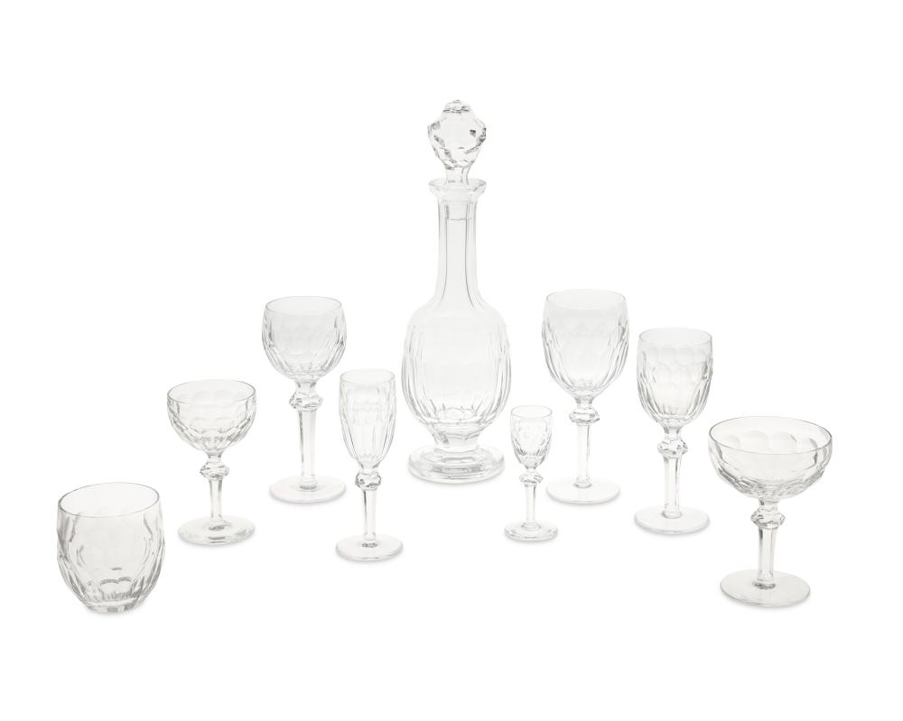 A WATERFORD CRYSTAL DECANTER AND 2eecf3