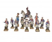 A GROUP OF NAPOLEONIC PORCELAIN MILITARY