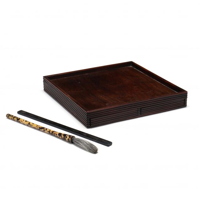 A CHINESE WRITING CALLIGRAPHY TRAY 2ef0c1