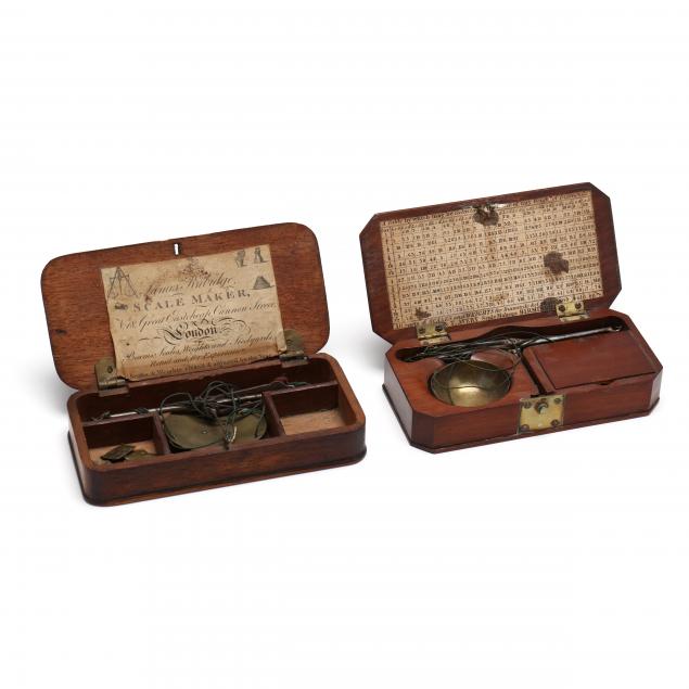 TWO EARLY 19TH CENTURY CASED ENGLISH 2ef25d