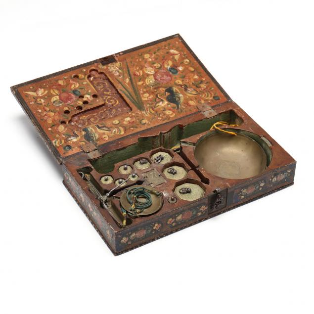 BOXED ISLAMIC SCALES AND WEIGHTS,