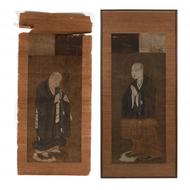 A PAIR OF JAPANESE BUDDHIST PAINTINGS 2ef30e