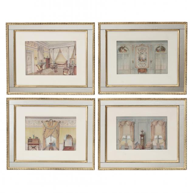 FOUR PRINTS OF FRENCH ROCOCO AND 2ef911