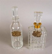 Two cut glass decanters One 4aff7