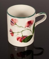 A Wemyss ware mug, Sweet Pea pattern,