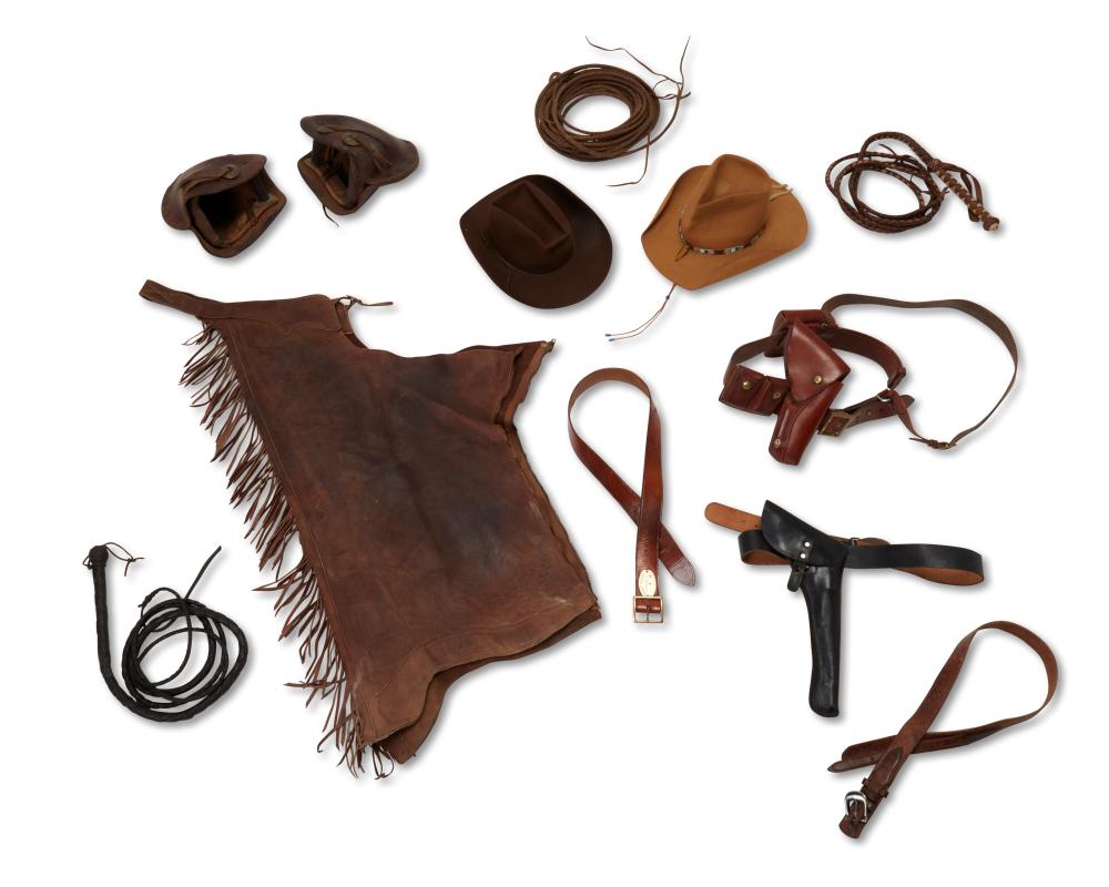 A GROUP OF WESTERN LEATHER GOODS 2ee42f